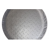 Adco Spare Tire Cover 29-3/4 Inch Silver Vinyl - 9754