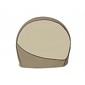 Adco Spare Tire Cover - Up To 42 inch Tire Size - Two-Tone Brown Vinyl - 3967