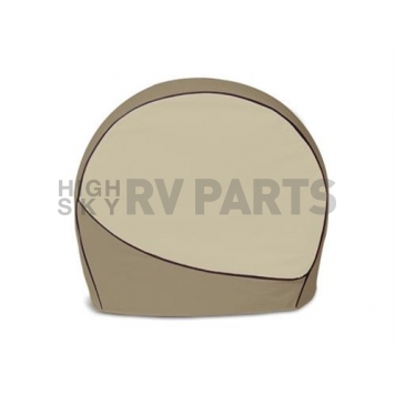 Adco Spare Tire Cover - Up To 42 inch Tire Size - Two-Tone Brown Vinyl - 3967