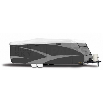 Adco Tyvek RV Cover for 15 foot Travel Trailers - Gray Polypropylene - 34838