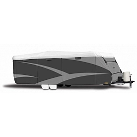 ADCO Tyvek RV Cover 26 to 28.5 Feet Travel Trailer - Gray Polypropylene 34844
