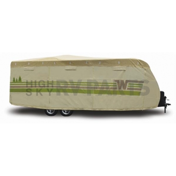 Adco Winnebago RV Cover for 15 to 18 foot Travel Trailers - Tan Polypropylene - 64839