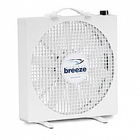 Dometic Endless Breeze Fan Portable - 14 inch Square12 Volt 3 Speed White - 01100WH 