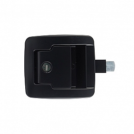 AP Products Baggage Slam Door Latch - Black with Two Keys - 013-671