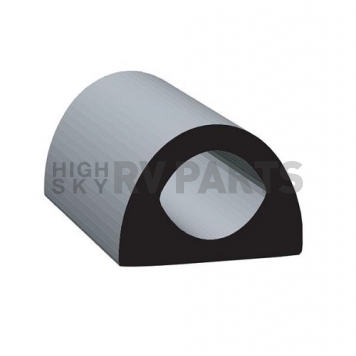 AP Products D-Type Door Window Channel Seal with Adhesive Tape 3/4'' Width x 1/2'' - 018-318