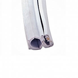 AP Products - Door Window Channel Seal 1 inch Width x 3/4 inch White with Slide On Clips - 018-742