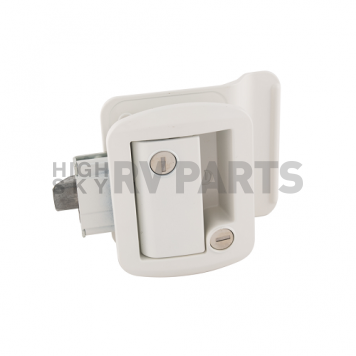 AP Products Entry Door Latch - Global Travel Trailer Lock - White - 013-571
