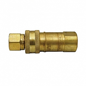 AP Products Hose End Quick Disconnect Coupling 3/8 inch FPT Nipple x 3/8 inch FPT Coupler