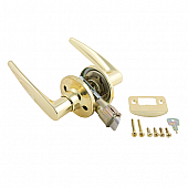 AP Products Lever Style Passage Lock - Brass