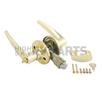 AP Products Lever Style Privacy Lock - Brass