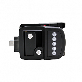 AP Products Power Lock Kit Paddle Type Right Hand Hinges - Black - 013-509