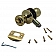 AP Products Privacy Lock Set - Polished Brass - 013-202