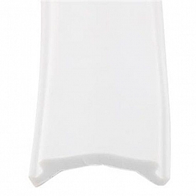 AP Products Trim Molding Insert - 50' x 3/4 inch Polar White Plastic - 011-398 