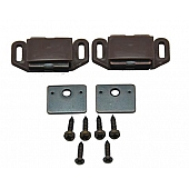 Door Catch Side Mount Brown With Flat Strike And Screws