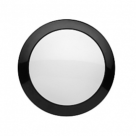Multi Purpose Light LED  4-7/8 Inch Diameter Surface Mount Black Bezel