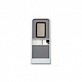 RV Entry Door - Square Corners White - Right Side Hinges - 30 inch x 72 inch