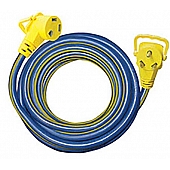 Voltec Pro Series RV Power Supply Cord, 30 Amp, With Plug Handle Grip, 15'