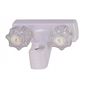 Averen Relaqua Faucet 2 Handle White Plastic for Lavatory AM-212W