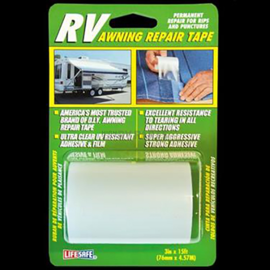 RV Awning Fabric Repair Tape Clear 3 X 15