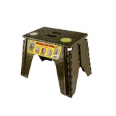 B&R Plastics E-Z FOLDZ Step Stool - 12 inch Camouflage 103-6CF