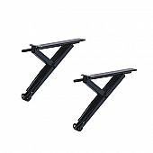 BAL RV Manual 17 inch Trailer Stabilizer Jack Stand 1000 LB - Set of 2 - 23025