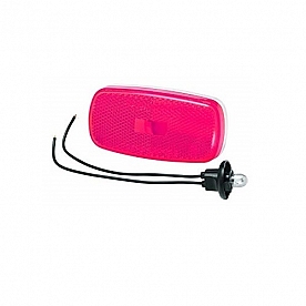 Bargman Clearance Marker Light 59 Series Red with White Base