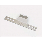 Bargman License Plate Bracket Zinc Plated Steel Silver - 34-72-100
