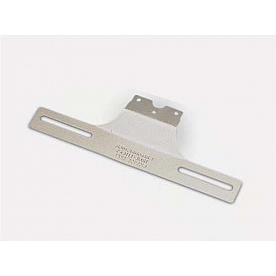 Bargman License Plate Bracket Zinc Plated Steel Silver - 34-72-100