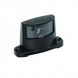 Bargman License Plate Light Black ABS - 62 Series - 34-62-102