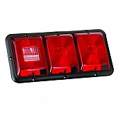 Bargman Trailer Stop/ Tail/ Turn Light Rectangle Red