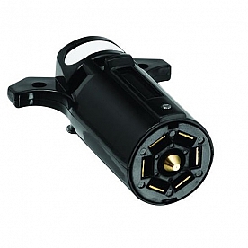Bargman Trailer Wiring 7-Way Connector Plastic - 54-77-003