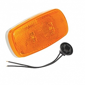 Trailer Light 59 Series Amber Lens - 42-59-402
