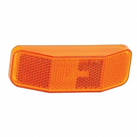 Trailer Light Lens Bargman 99 Series Side Marker Amber - 34-99-012