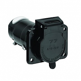 Bargman Trailer Wiring Connector 7 Blade Vehicle End Plastic - 5477001