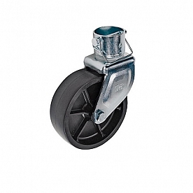 Bulldog 6 inch Trailer Tongue Jack Caster for 2 inch Round Inner Tube - 1200 Lb 500245