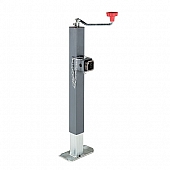Bulldog Manual Square Topwind Swivel Tongue Jack - Gray 3K - 5K Lift  195312 