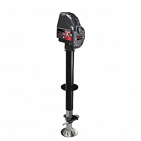 Bulldog Trailer A-Frame Powered Drive Jack 4000 Lb 17 inch - Black 500199 