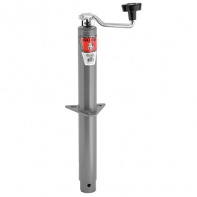 Bulldog Trailer A-Frame Round Topwind Tongue Jack - 5000 LB Gray 155032 