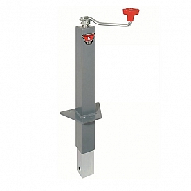 Bulldog Trailer Manual A-Frame Square Topwind Jack - Gray 3K Lift/ 5K Support - 195321
