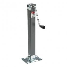 Bulldog Trailer Manual Square Sidewind Jack - Gray 5K - 8K Lift  190754 