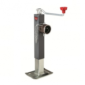 Bulldog Trailer Manual Square Topwind Swivel Jack - Gray 5K Lift/8K Support - 190705