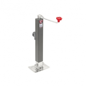Bulldog Trailer Manual Square Topwind Swivel Tongue Jack - Gray 3K - 5K Lift 195306 