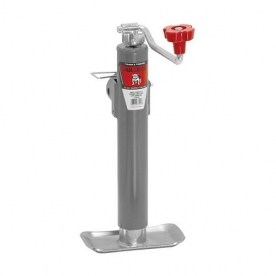 Bulldog Trailer Round Topwind Swivel Tongue Jack - 5000 LB Gray 178101 