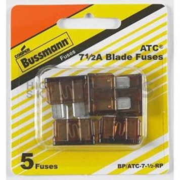 Bussman Fuse ATC 7.5 Amp Pack of 5 - BP/ATC-7-1/2-RP