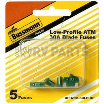 Bussman Fuse ATM 30 Amp Pack of 5 - BP/ATM-30LP-RP