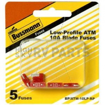 Bussman Fuse ATM 10 Amp Pack of 5 - BP/ATM-10LP-RP