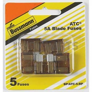 Bussman Fuse ATC 5 Amp Pack of 5 - BP/ATC-5-RP