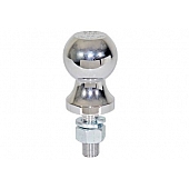 Buyers 2-5/16 inch Trailer Hitch Ball, 1-1/4 inch Shank X 2-1/2 inch Long 10000 GTW Chrome