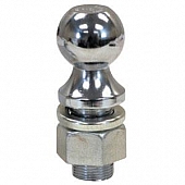 Buyers 2 inch Trailer Hitch Ball, 3/4 inch Shank X 1-3/4 inch Long 3500 GTW Chrome Steel