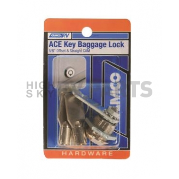 Cam Lock Cylinder Storage Compartment 5/8 inch - with 2 ACE Keys - 44293